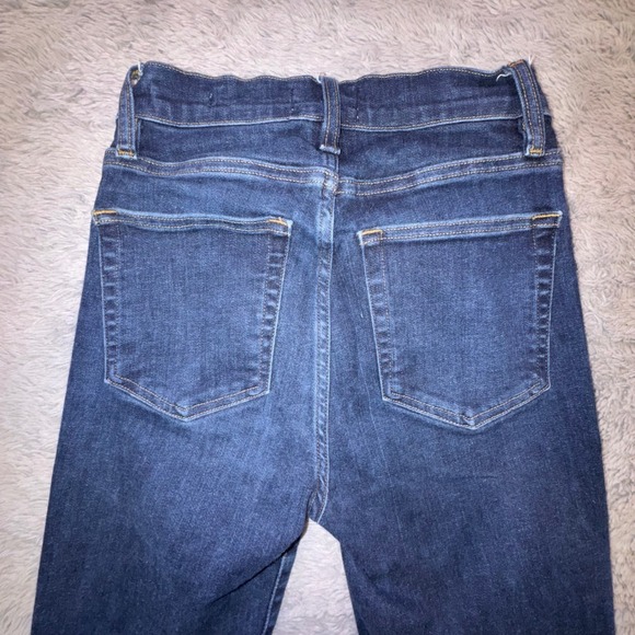 FRAME Jeans Women's 24 Le High Flare Fawcett Dark Wash High Rise Bootcut Denim - Picture 8 of 12